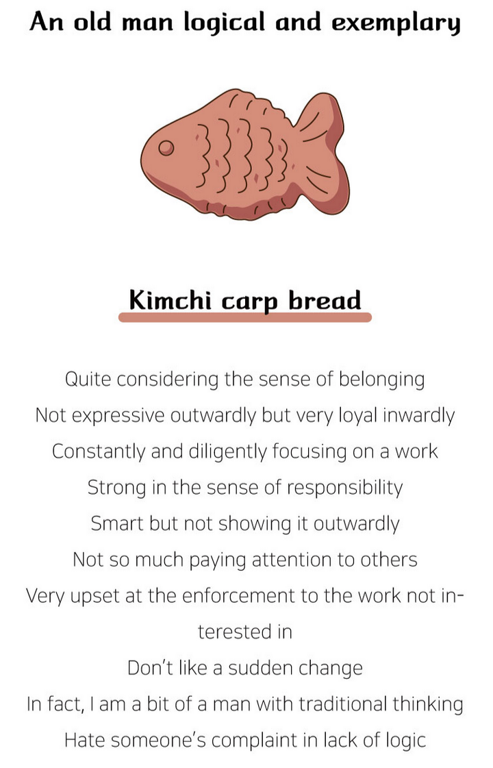 what carp bread are you, I got kimchi carp bread