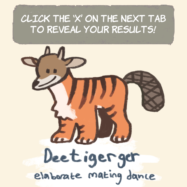 what hybrid creature are you, I got dee tiger ger