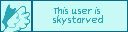 a blue userbox that says this user is skystarved