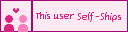 a pink userbox that says this user self-ships